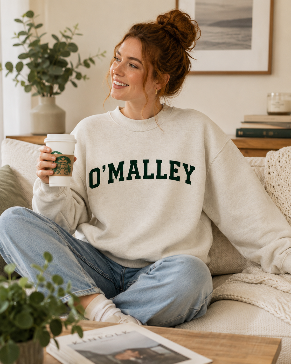O'Malley Mockneck Sweatshirt- **Preoder, ships by Oct 1**