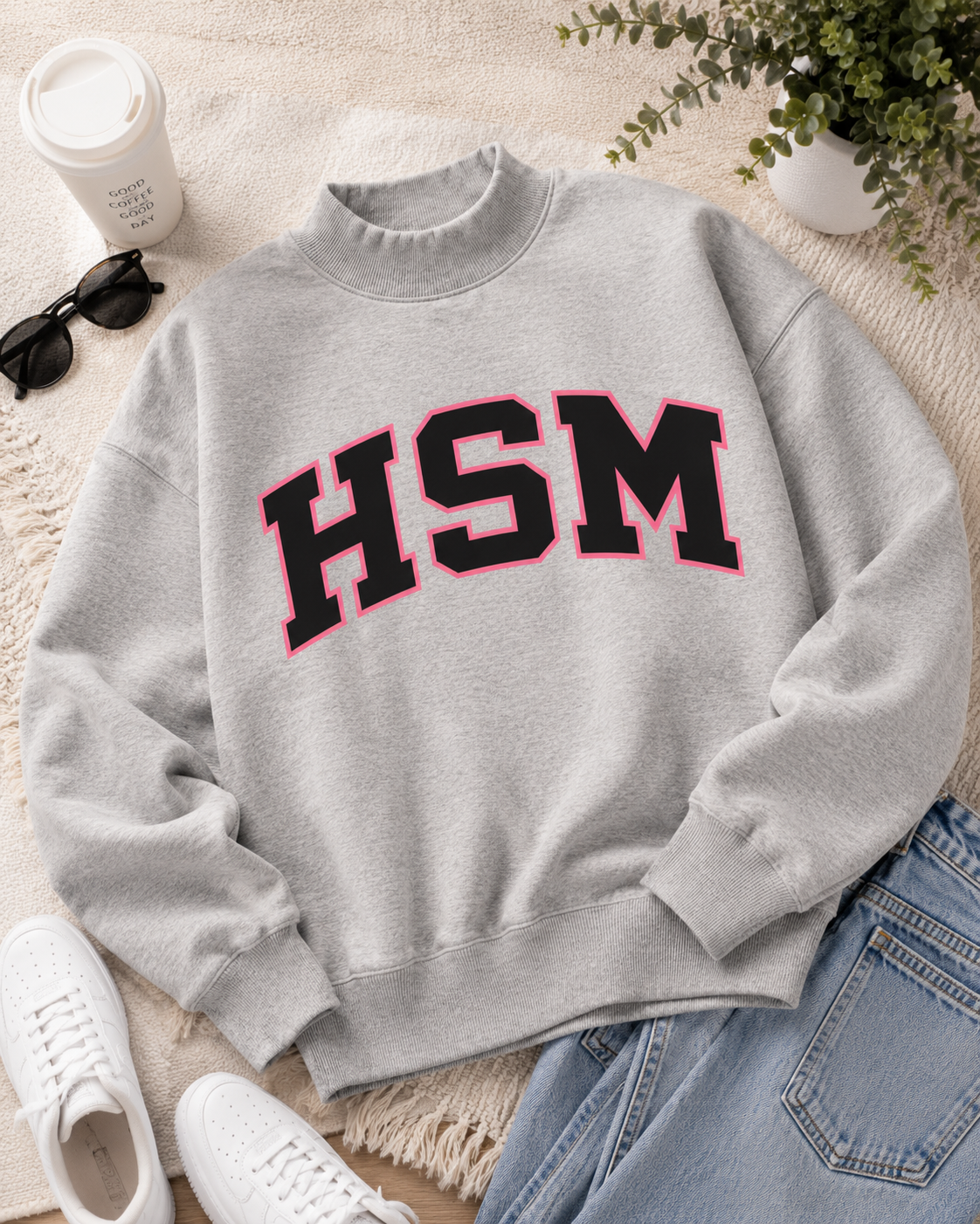HSM Mockneck Sweatshirt- **Preoder, ships by Oct 1**
