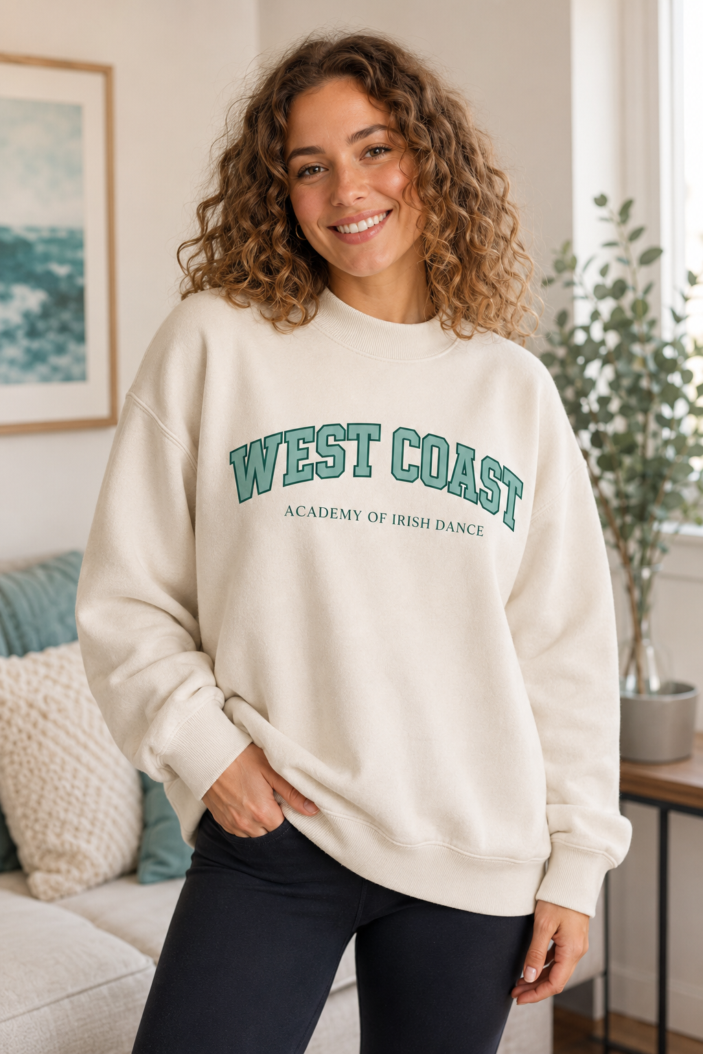 West Coast Academy Mockneck Sweatshirt- **Pre-Order ships by Oct 1**