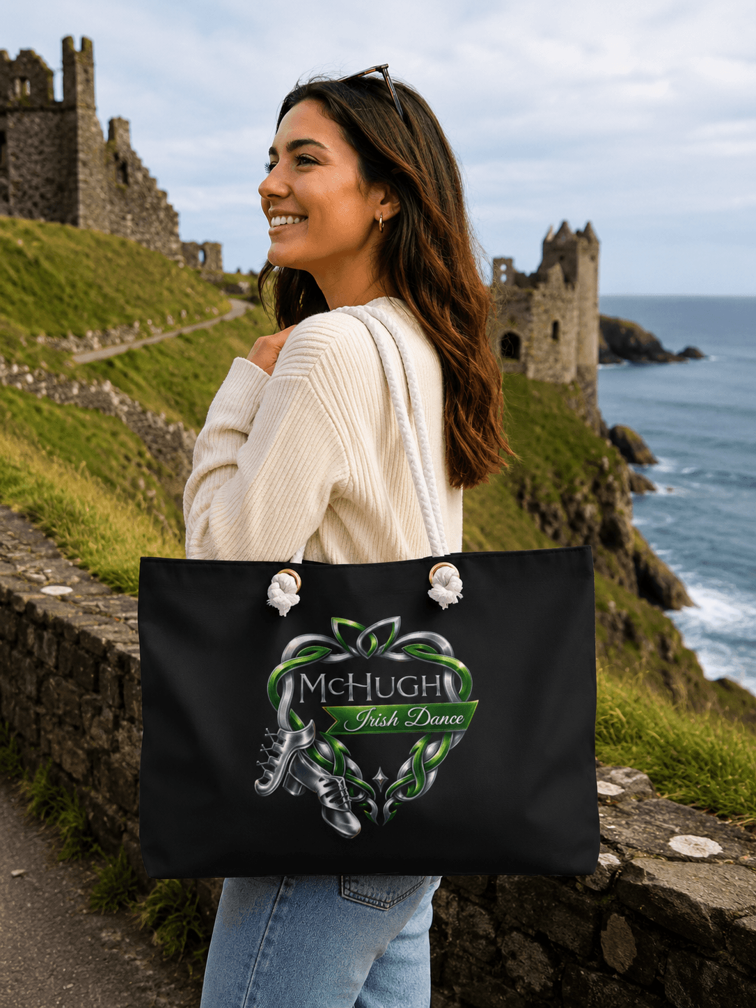 McHugh Personalized Weekender Bag — Custom Name Irish Dance Tote