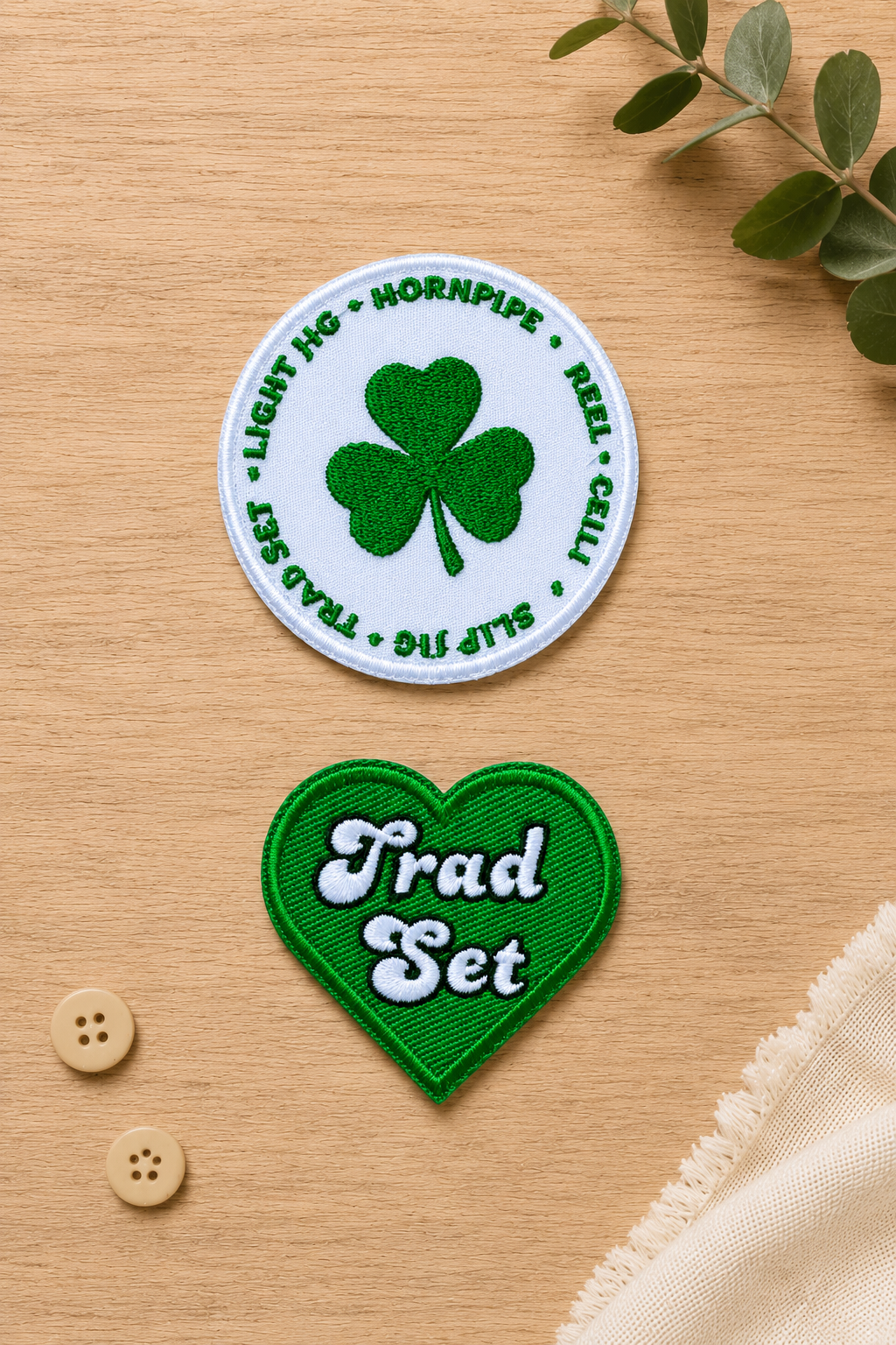Irish Dance Patches, Heat Press Ready