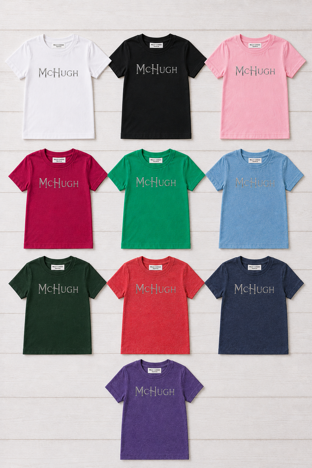 McHugh Youth Tee, Multiple Colors
