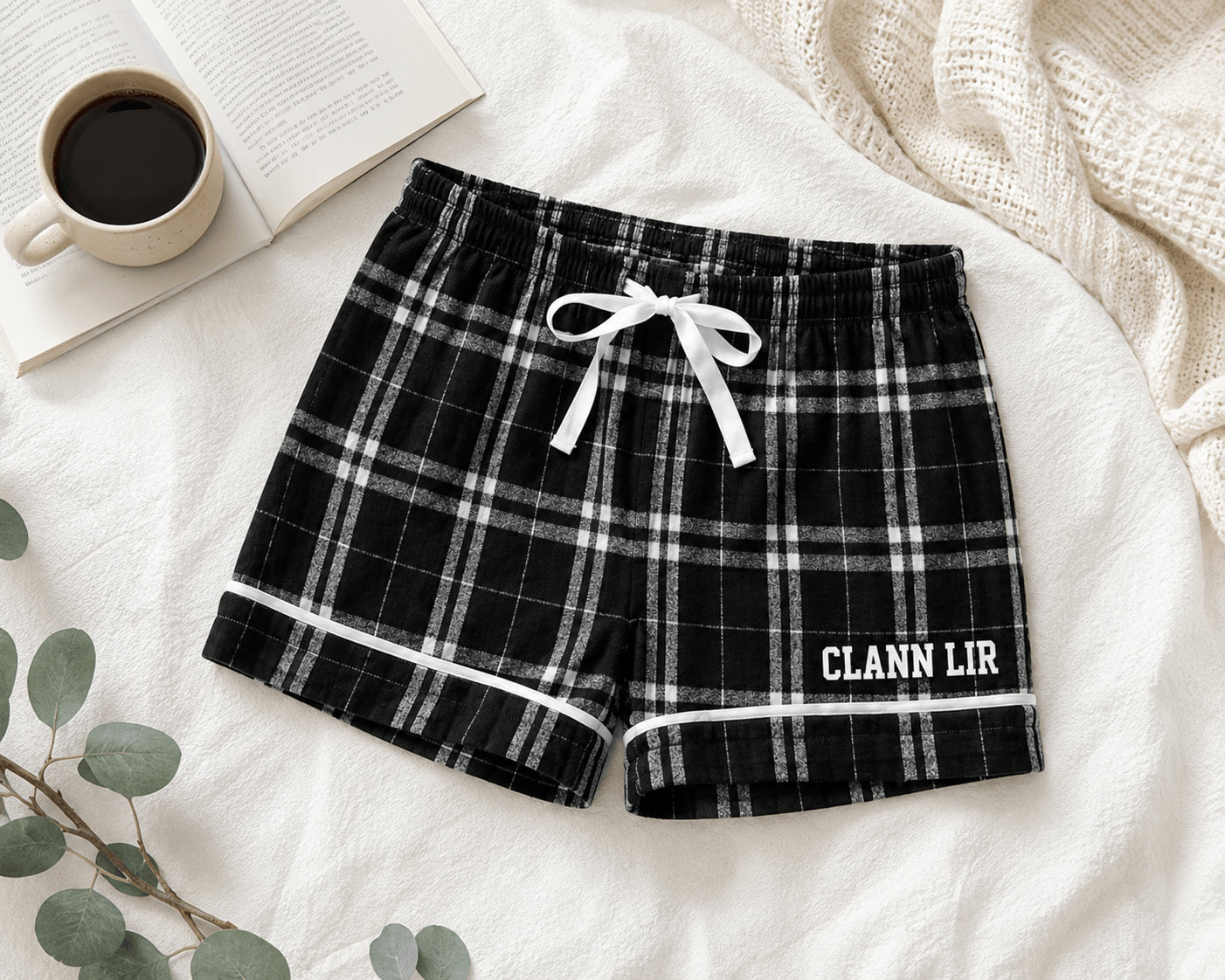 Clann Lir Flannel Shorts