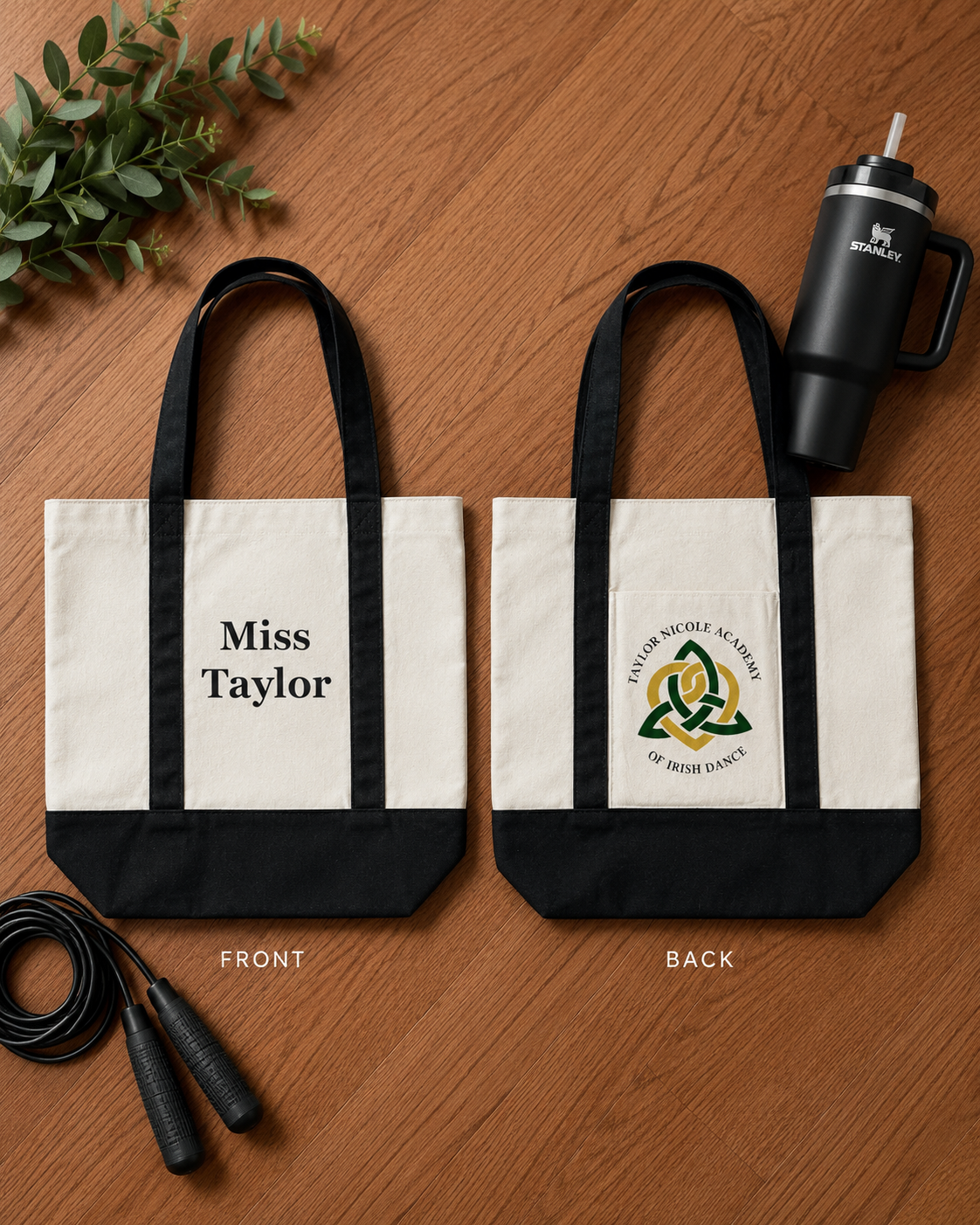 Irish Dance School Gear - Taylor Nicole Academy Zippered Tote