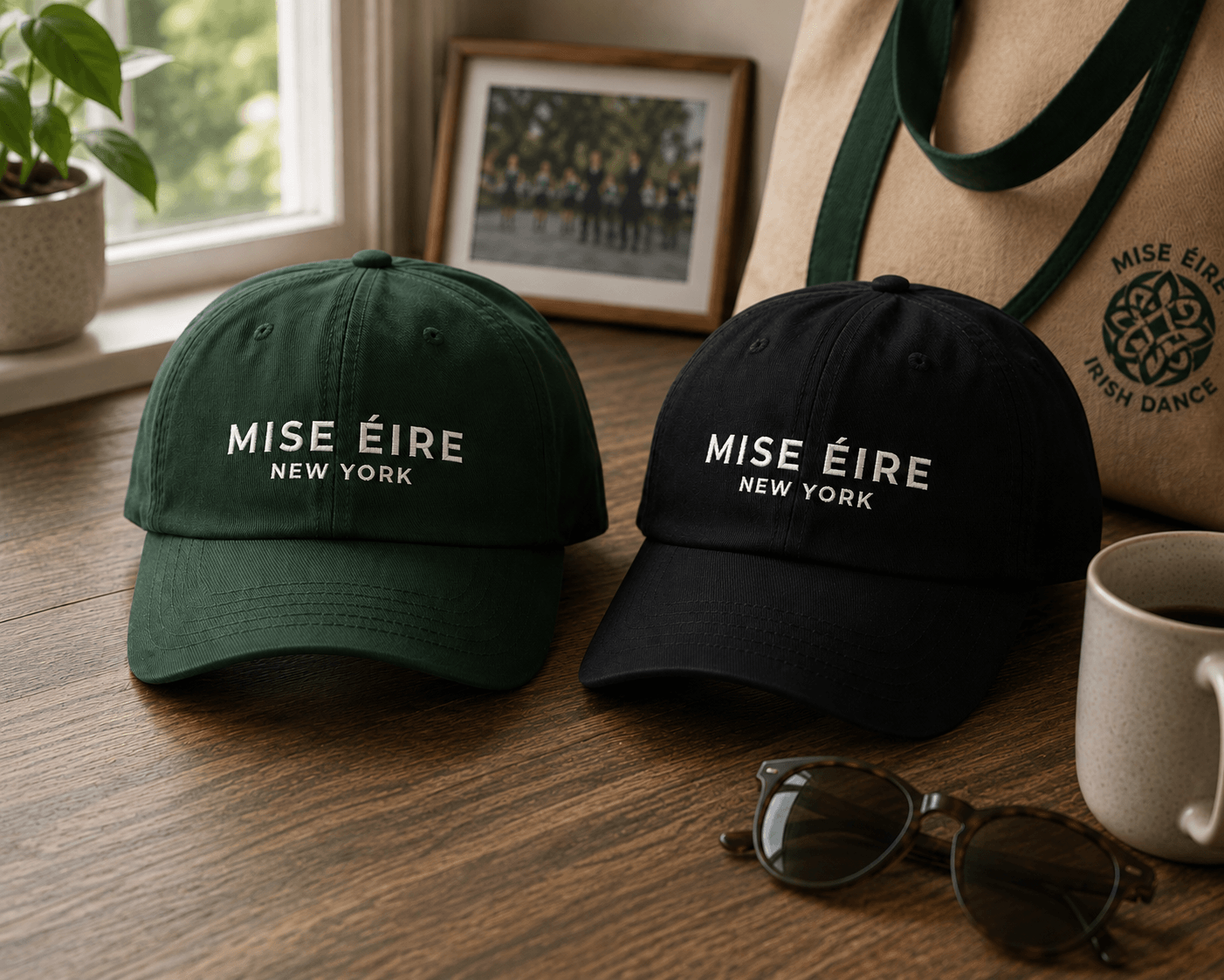 Mise Éire Embroidered Baseball Hat | Irish Dance School Cap