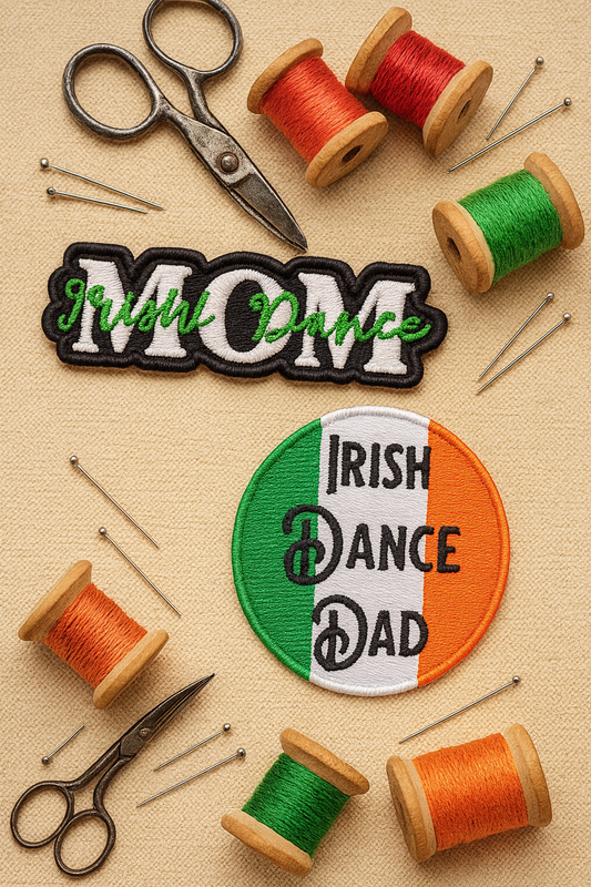Irish Dance Patch: Mom & Dad Heat Transfer