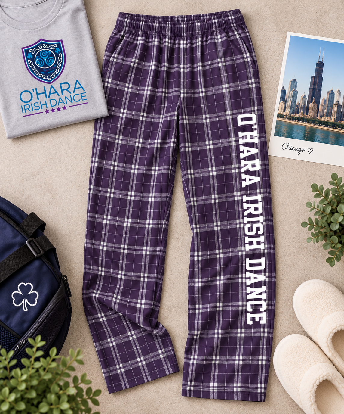 O'Hara Irish dance school flannel pants