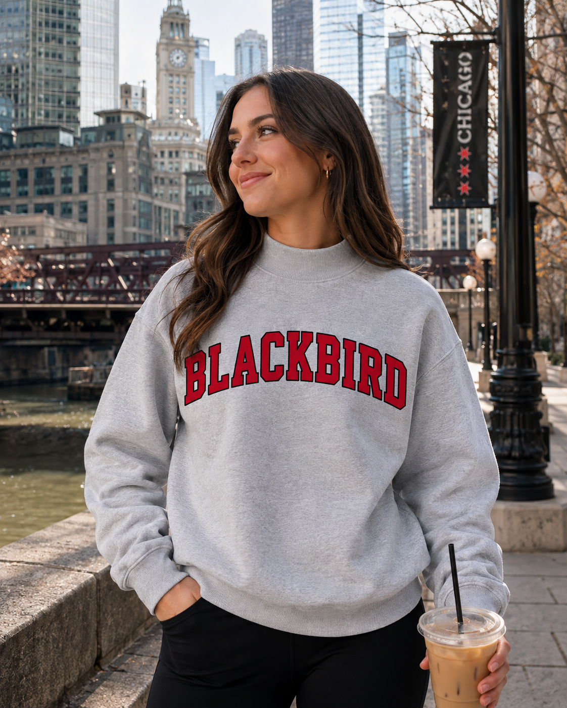 Blackbird Mockneck Sweatshirt- **Pre-order, ships by Oct 1**