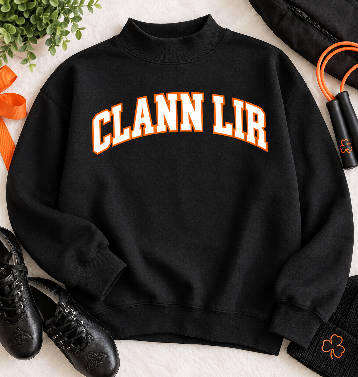 Clann Lir Mockneck Sweatshirt ☘️ Trendy Irish Dance Gear