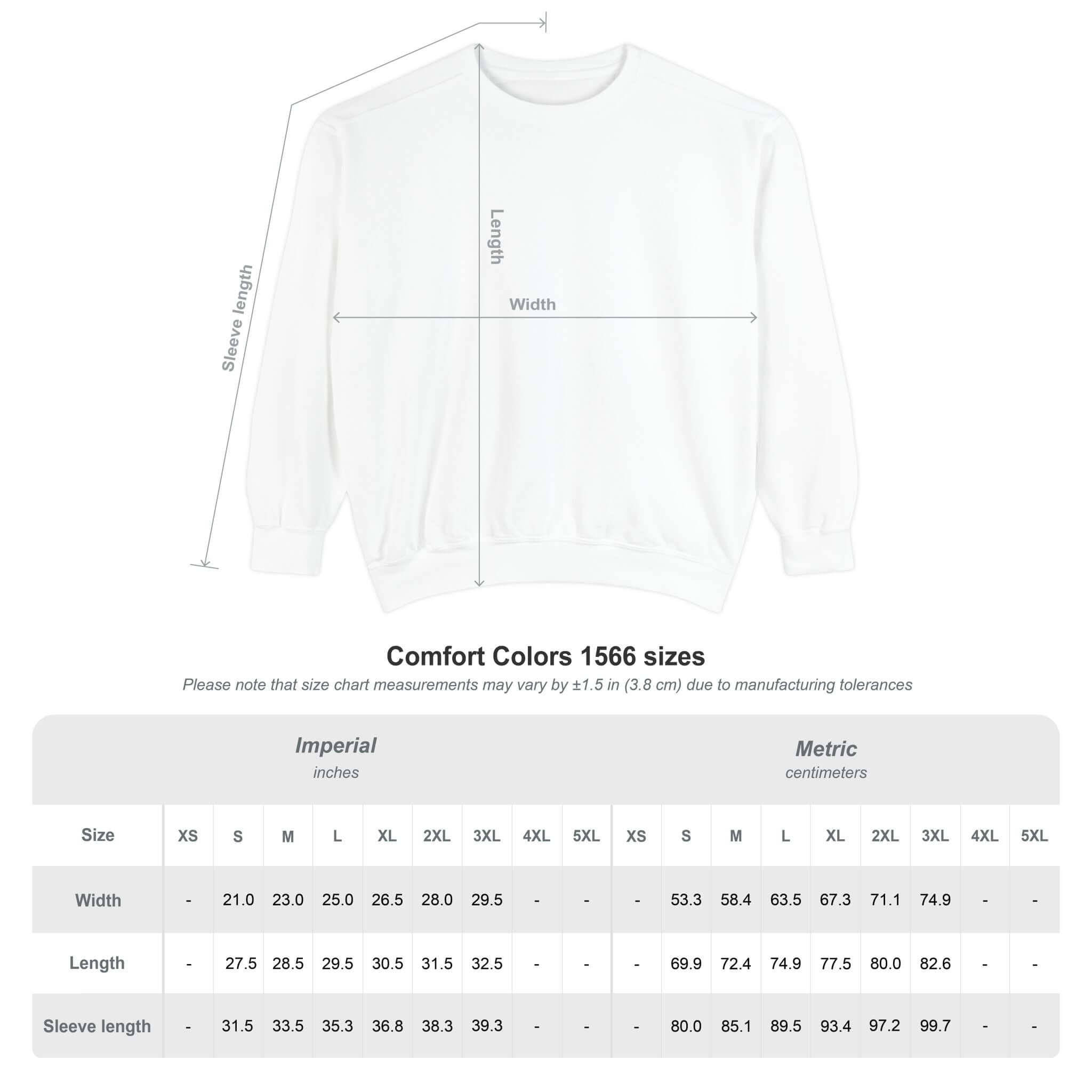 Irish Dance Makes Me Happy Embroidered Sweatshirt, Adult Irish Dance Size Chart