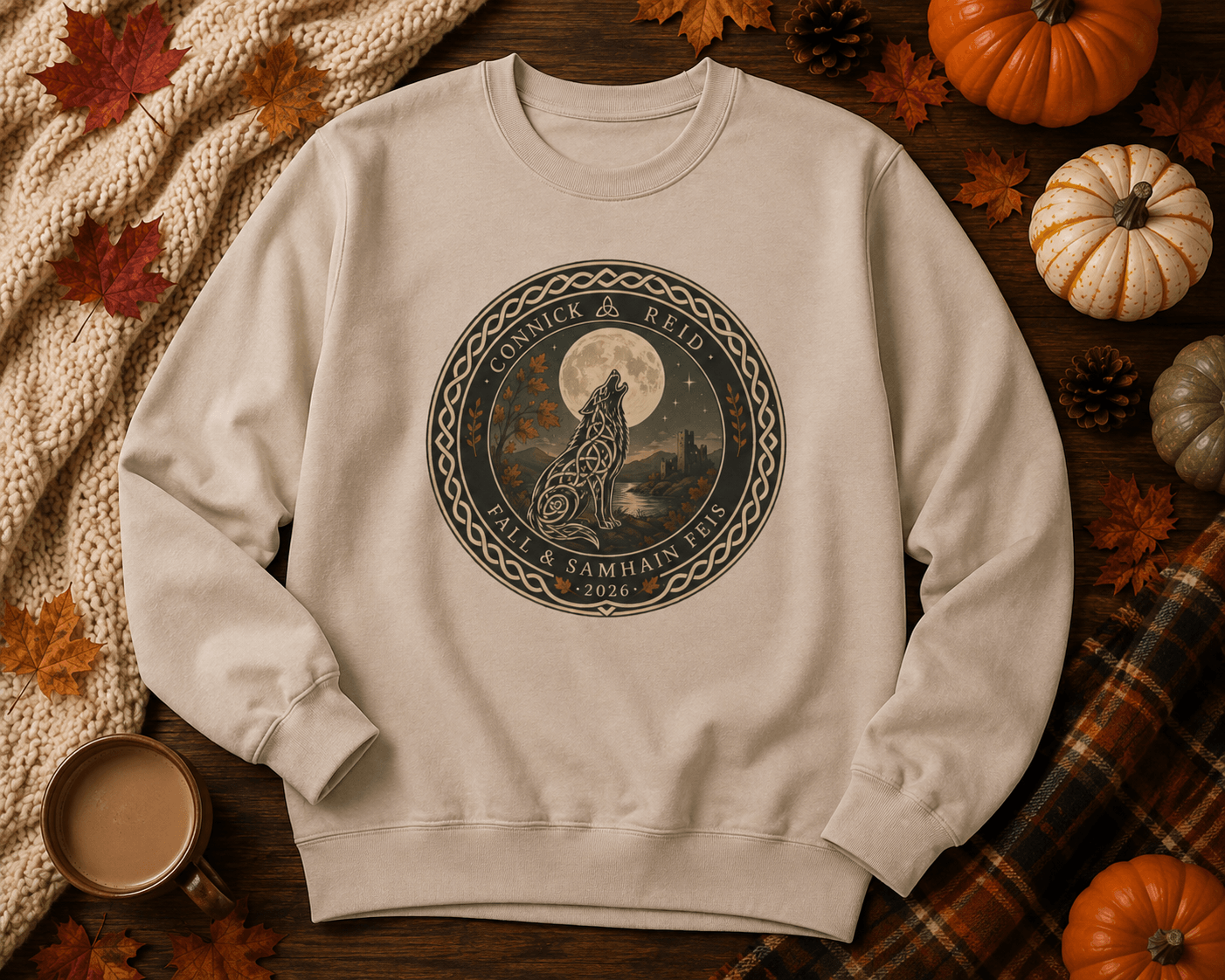 Connick School & Reid Academy Fall & Samhain Feis Sweatshirt