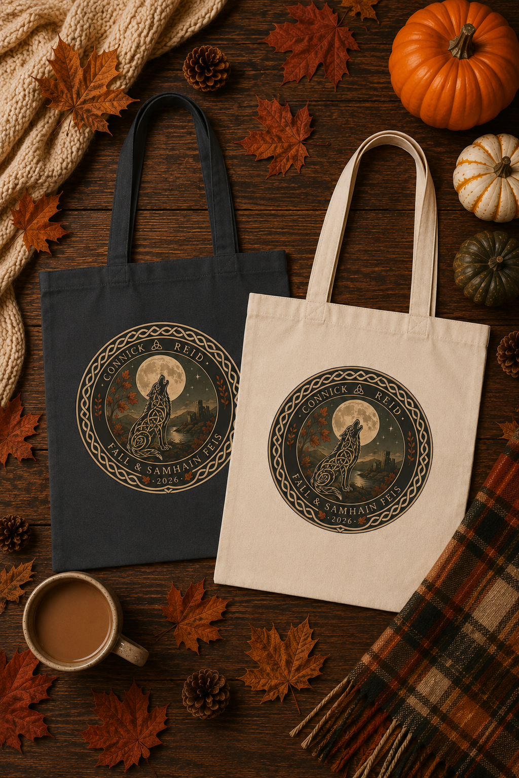 Connick Reid Academy Fall and Samhain Feis Tote Bag
