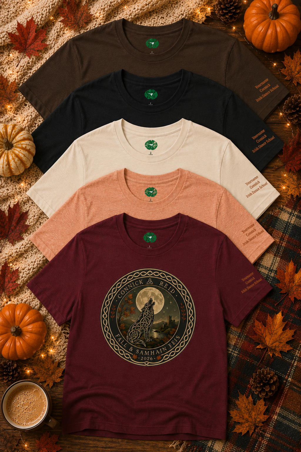 Connick Reid Academy Fall and Samhain Feis Shirt (Adult)