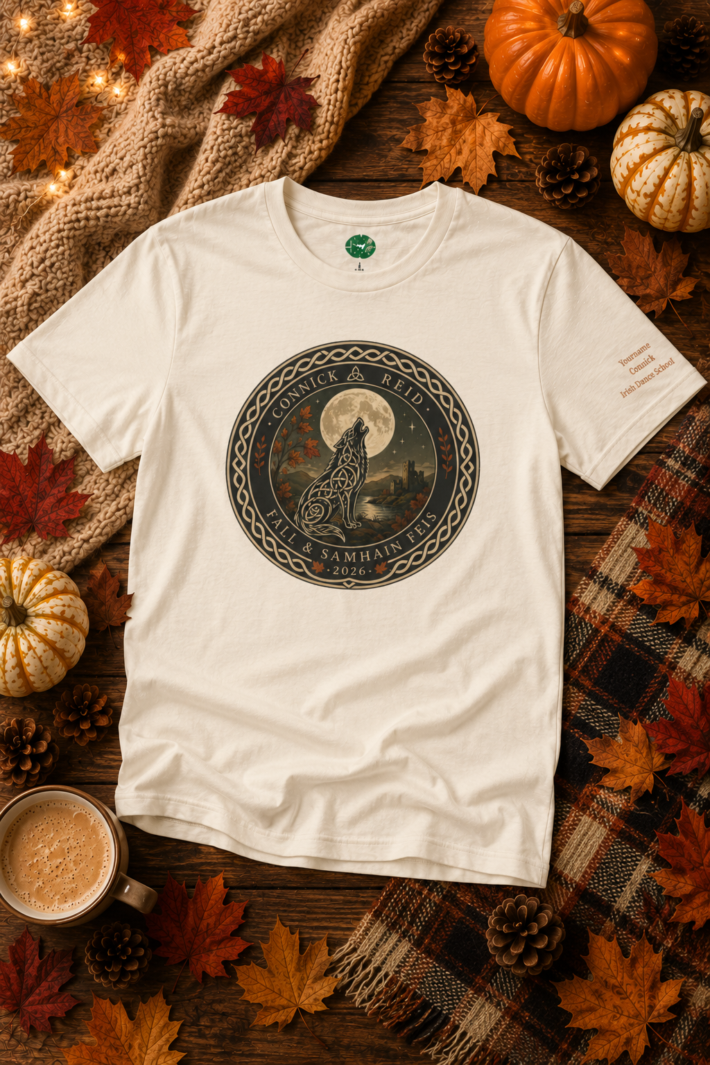 Connick Reid Academy Fall and Samhain Feis Shirt (Adult)