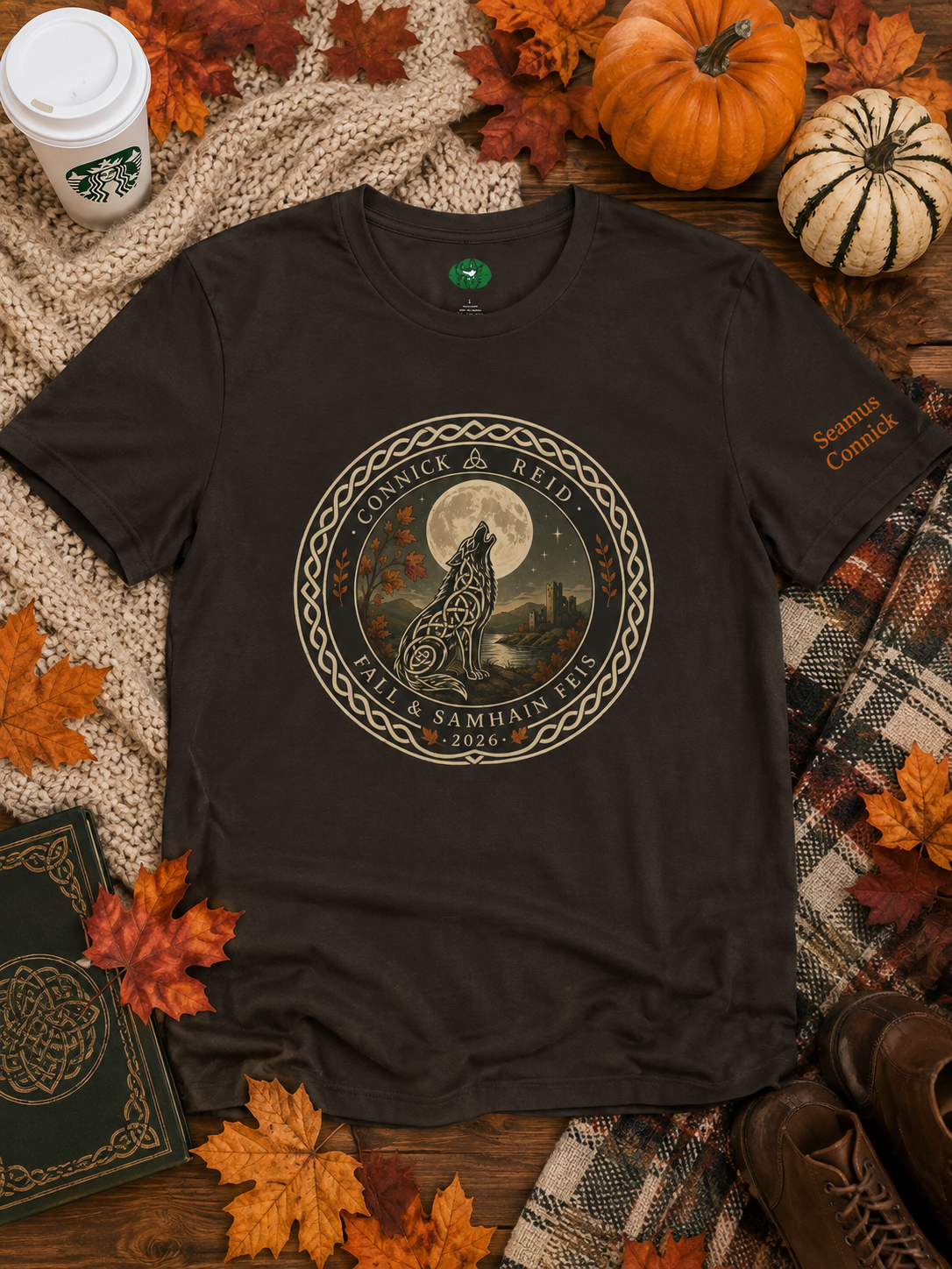 Connick Reid Academy Fall and Samhain Feis Shirt (Adult)