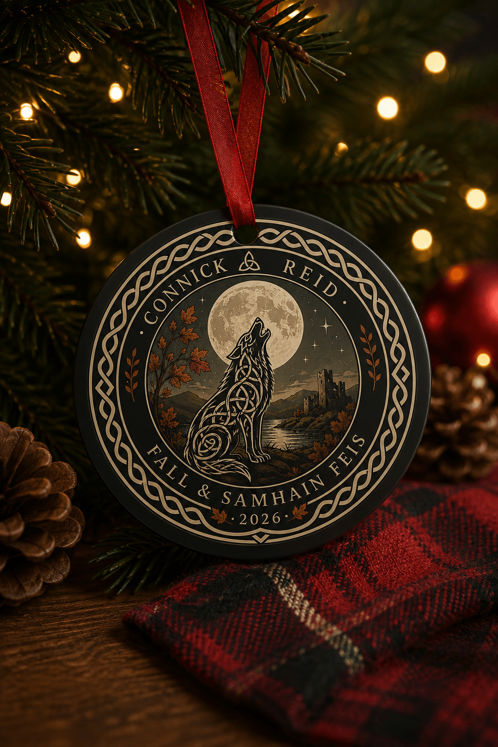 Connick Reid Fall Samhain Feis Ornament