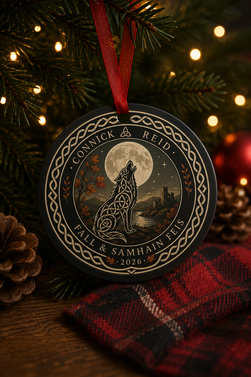 Connick Reid Fall Samhain Feis Ornament