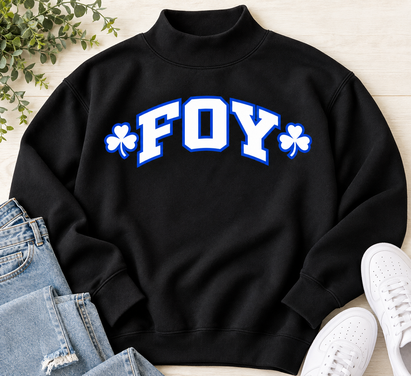 Foy Mockneck Sweatshirt ☘️ Trendy Irish Dance Gear