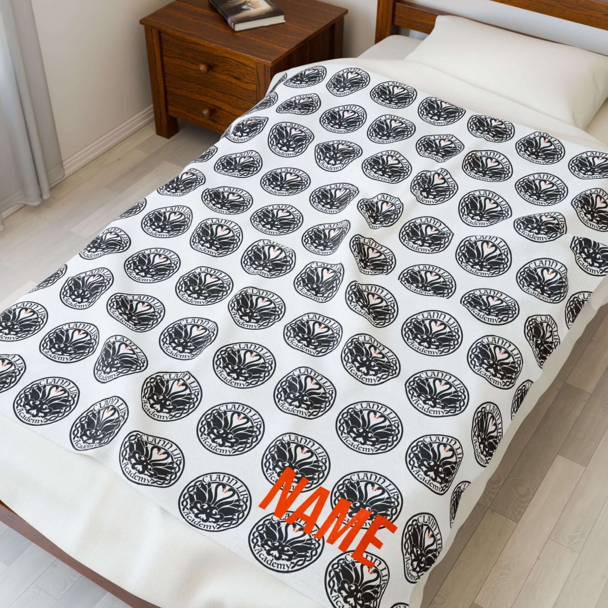 Custom Irish dance school blanket, Irish dance team blanket, Gift for Irish Dancer, Irish Dance Gift Blanket