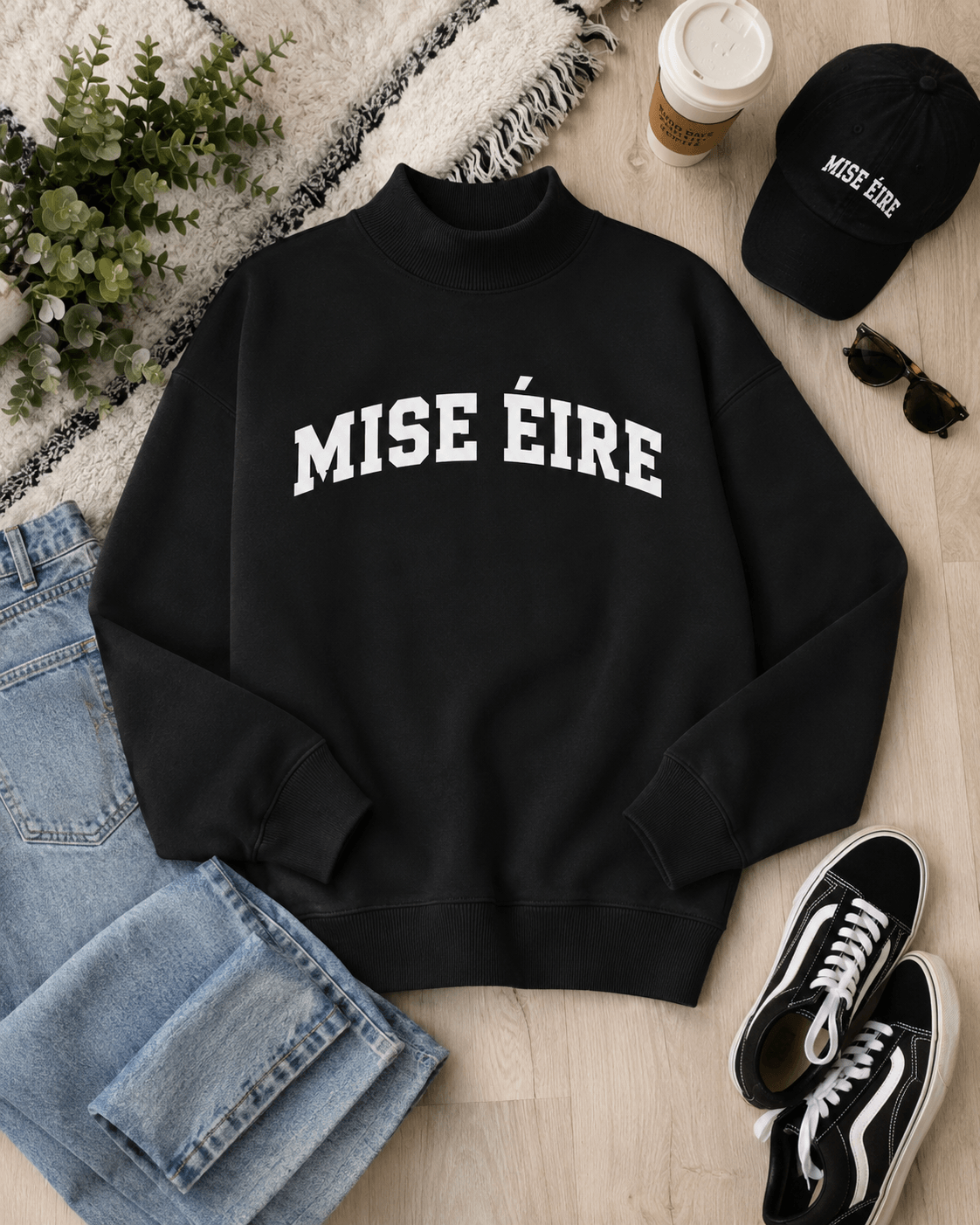 MISE EIRE Mockneck Sweatshirt- **Pre-order, ships by Oct 1**