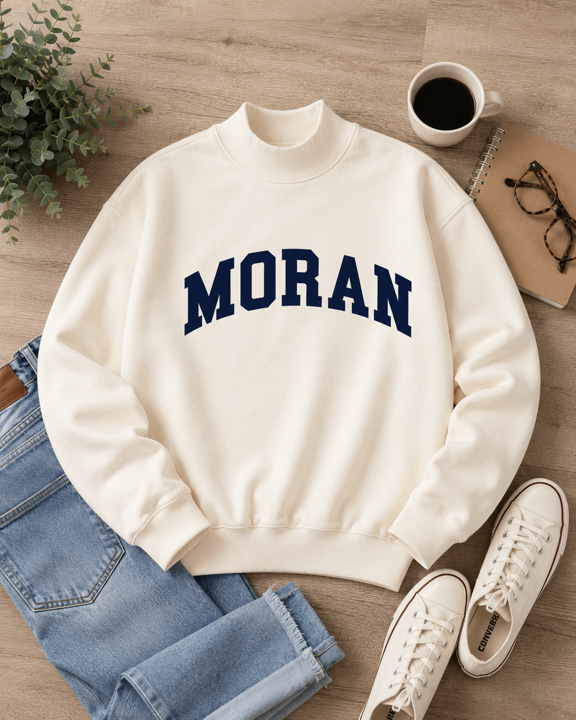 Moran Mockneck Sweatshirt- **Pre-Order ships by Oct 1**