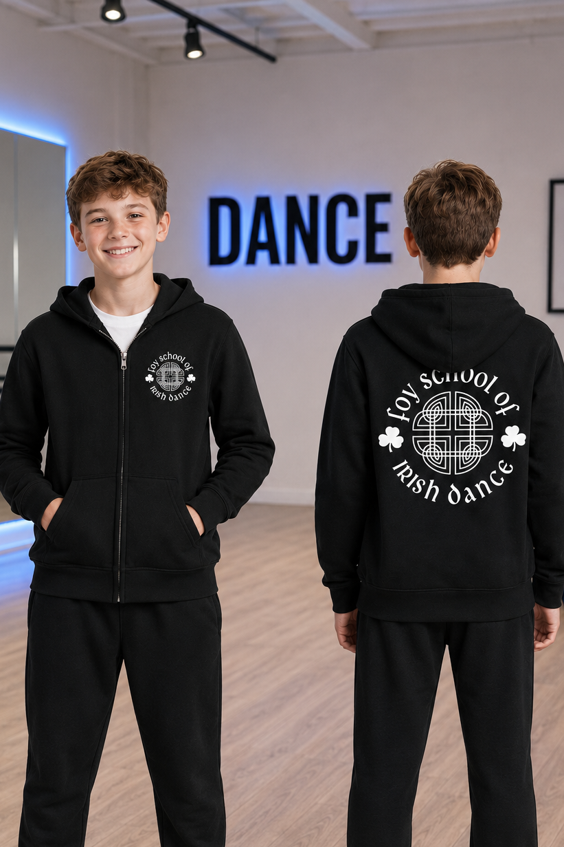 Custom Irish Dance Hoodie, Custom Irish Dance School Gear, Irish Dance Spirit Wear, Affordable Irish Dance Merch