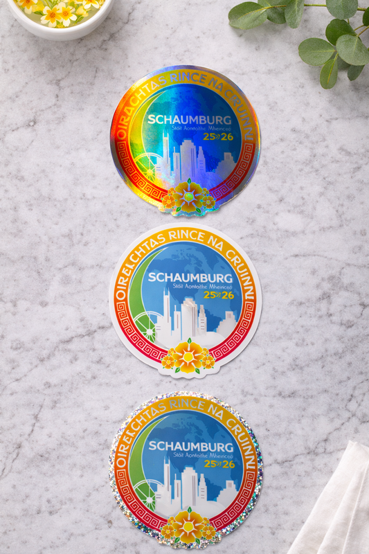 2026 CLRG Irish Dance Worlds – 3" Waterproof Sticker