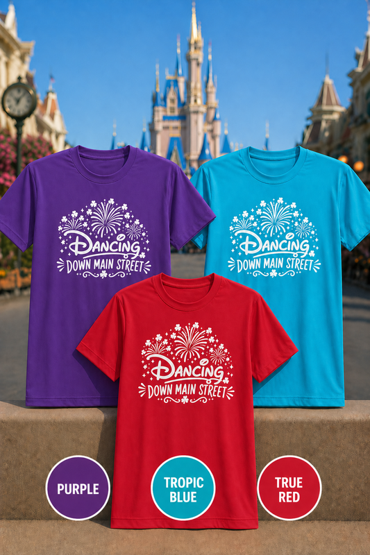 Dancing Down Main Street, NAIDC 2026, NANs 2026, Irish Dance T Shirt