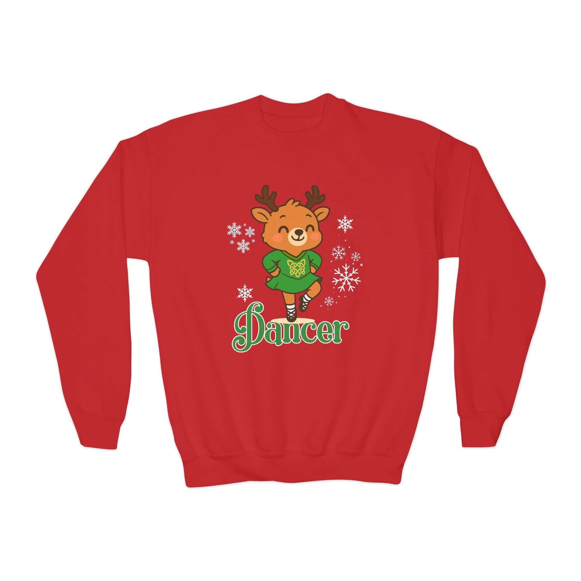 Dancing Reindeer, Irish Dance Christmas Sweatshirt, Irish Dance Sweatshirt, Dancing Reindear, Irish Dance Present