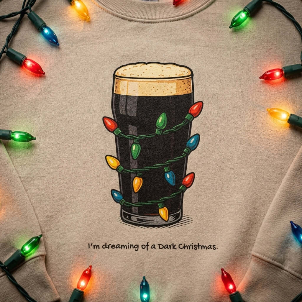 Dark Christmas Stout Sweatshirt – Irish dance gifts and Irish dancing gifts