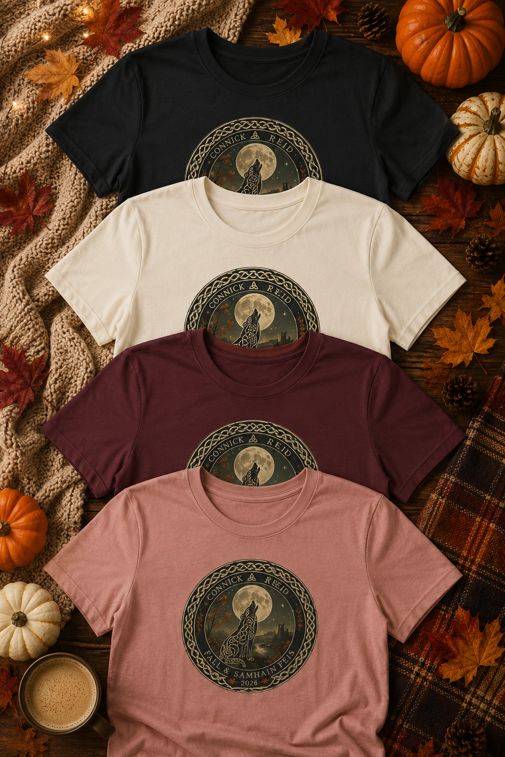 Connick  Reid Academy Fall and Samhain Feis Youth Tee