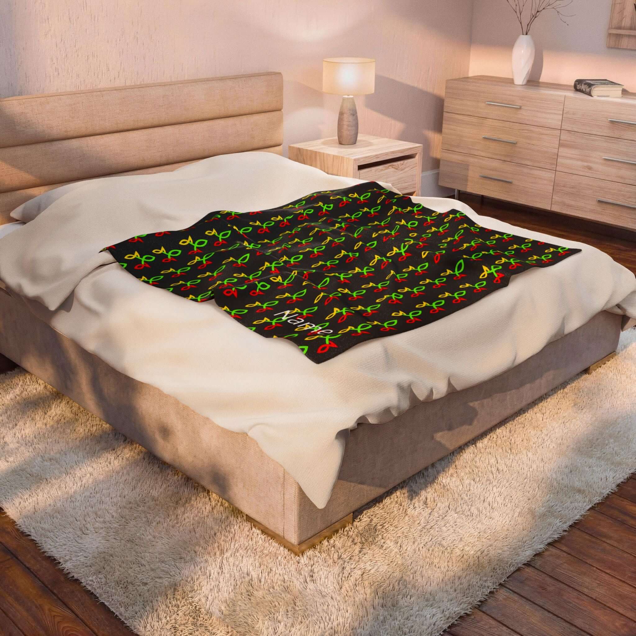 custom irish dance school blanket, Feis Blanket, Sullivan Stewart Blanket, Irish Dance blanket