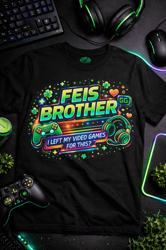 Feis brother shirt, Irish dance sibling shirt, Irish dance brother gift, feis sibling apparel, Irish dance family shirt, Irish dance competition shirt, funny Irish dance shirt, feis day outfit, Irish dance merch, dance brother t shirt, Irish dance support shirt, gaming brother shirt, funny sibling shirt, Irish dance humor apparel, feis weekend shirt, Irish dance spectator shirt, Irish dance gift for boys, Irish dance family gear, Irish dance event shirt, Irish dance novelty tee