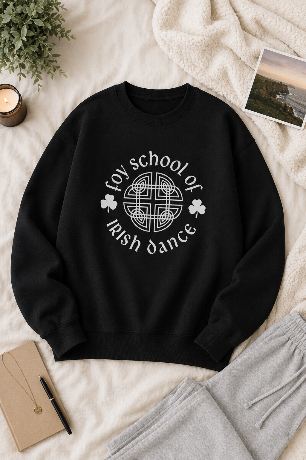 Irish Dance Sweatshirt, Irish Dance Jumper, Irish Dance School Sweatshirt, Irish Dance School Gear, Cozy Irish Dance