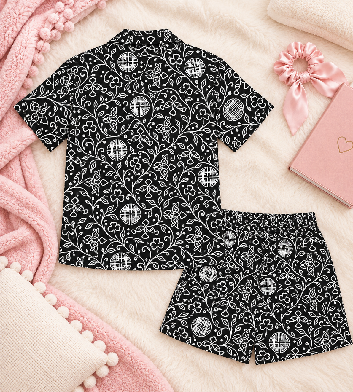 Back of Foy School of Irish Dance kids pajama set - Irish dance Christmas gift