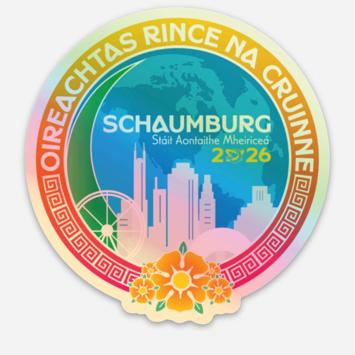 2026 CLRG Irish Dance Worlds – 3" Waterproof Sticker