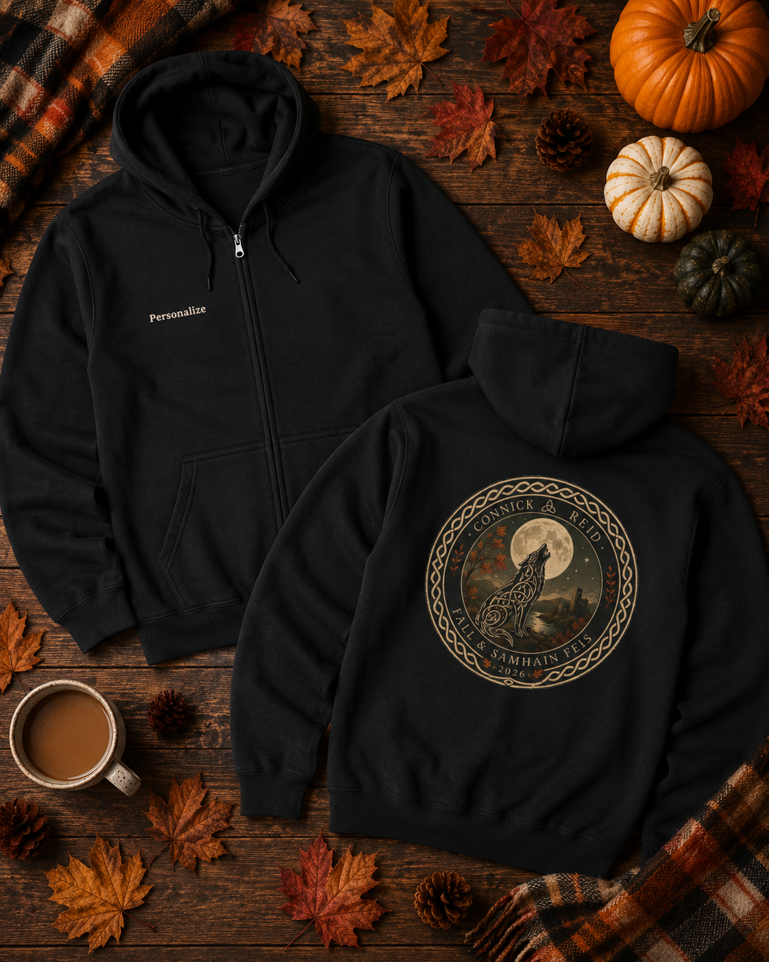 Connick Reid Fall and Samhain Feis Youth Hoodie
