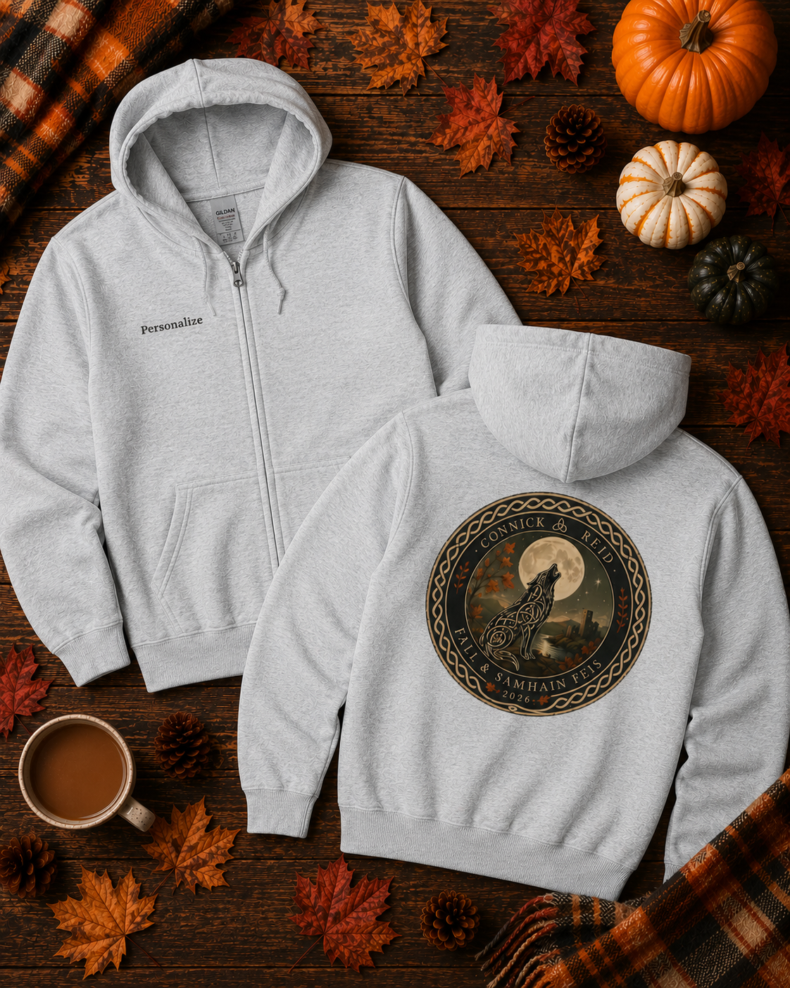 Connick Reid Fall and Samhain Feis Youth Hoodie
