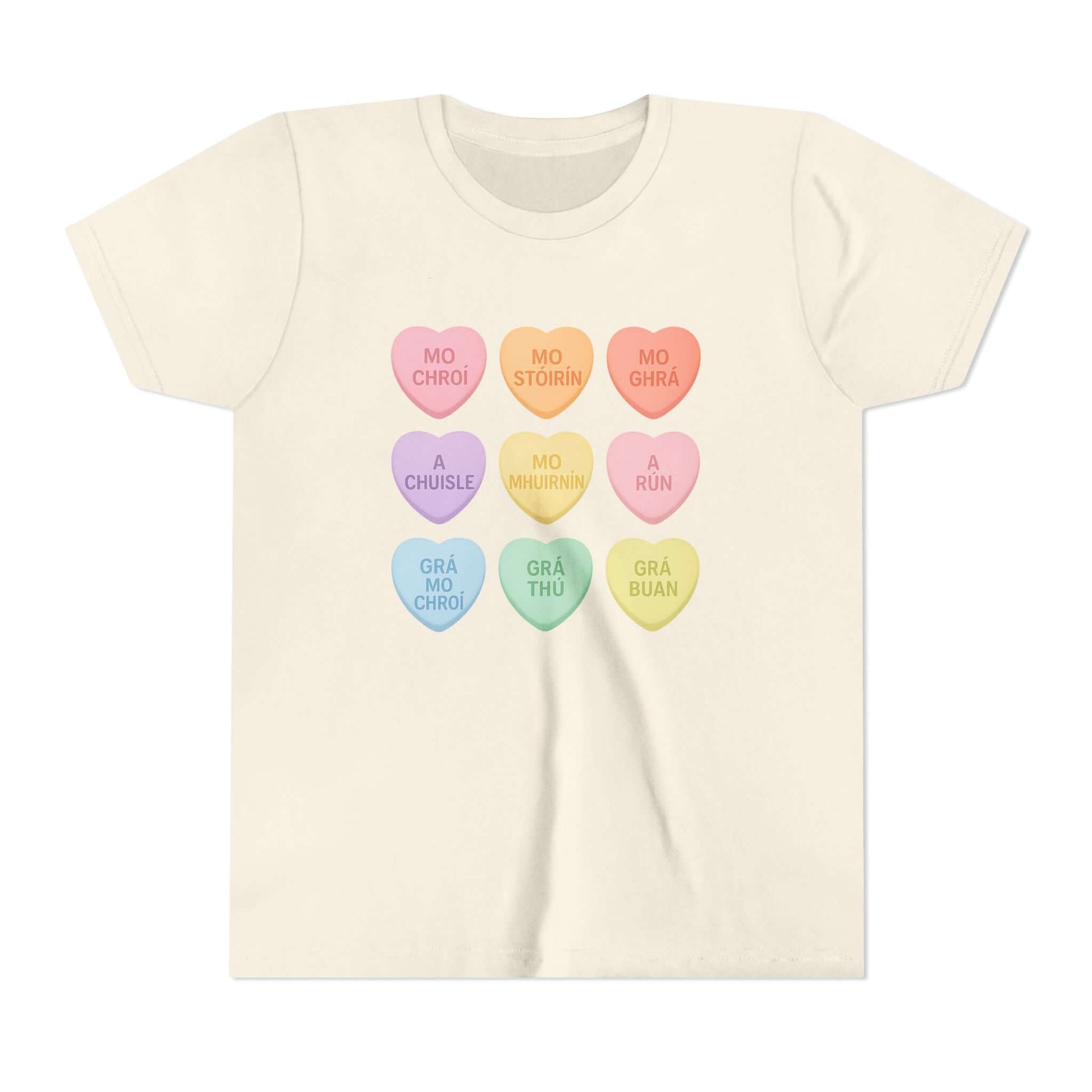 Irish Conversational Hearts, Gaelic Shirt, Valentines Shirt