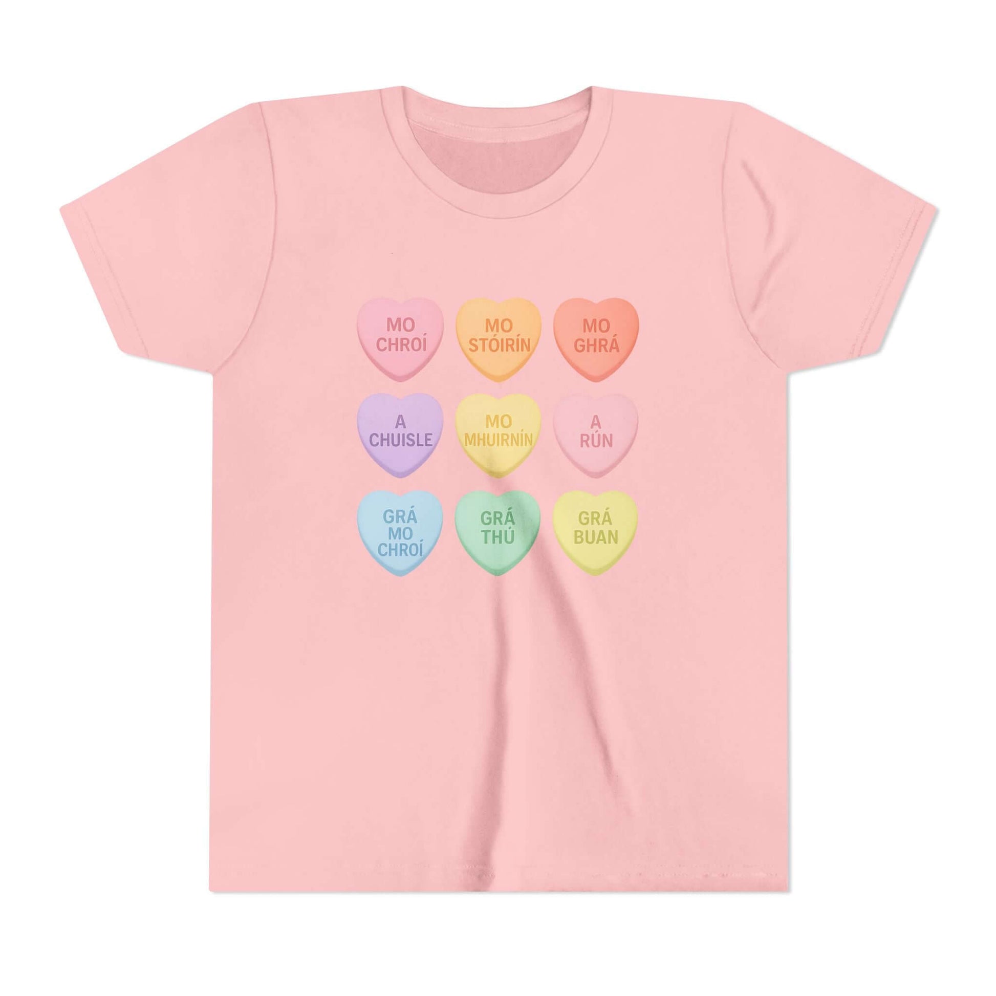 Conversational Hearts, Gaelic Shirt, Valentines Shirt, Cute Irish Shirt
