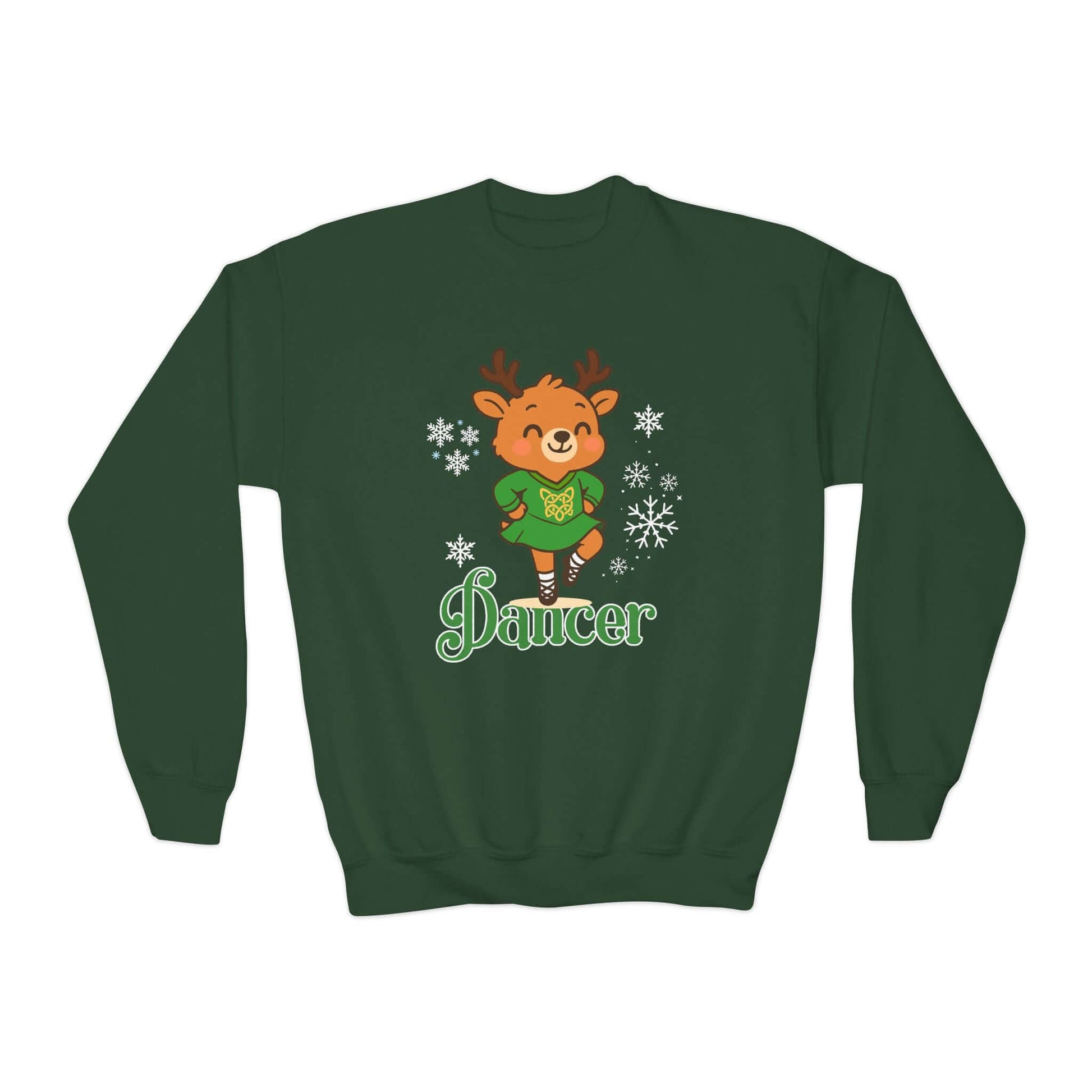 Dancing Reindeer, Irish Dance Christmas Sweatshirt, Irish Dance Sweatshirt, Dancing Reindear, Irish Dance Present