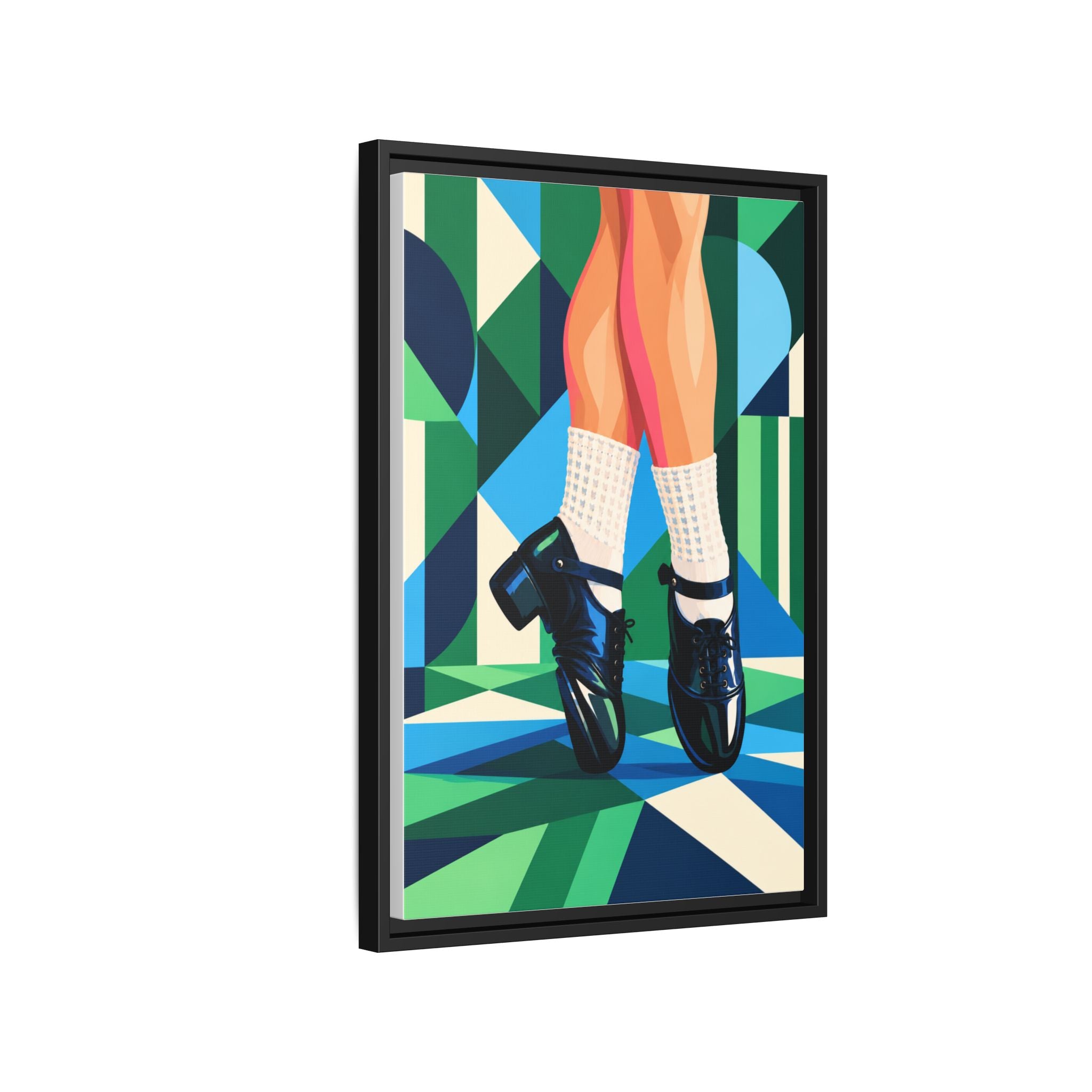 Reel Rhythm ☘️ Irish Dance Wall Art – Hard Shoe Canvas Print