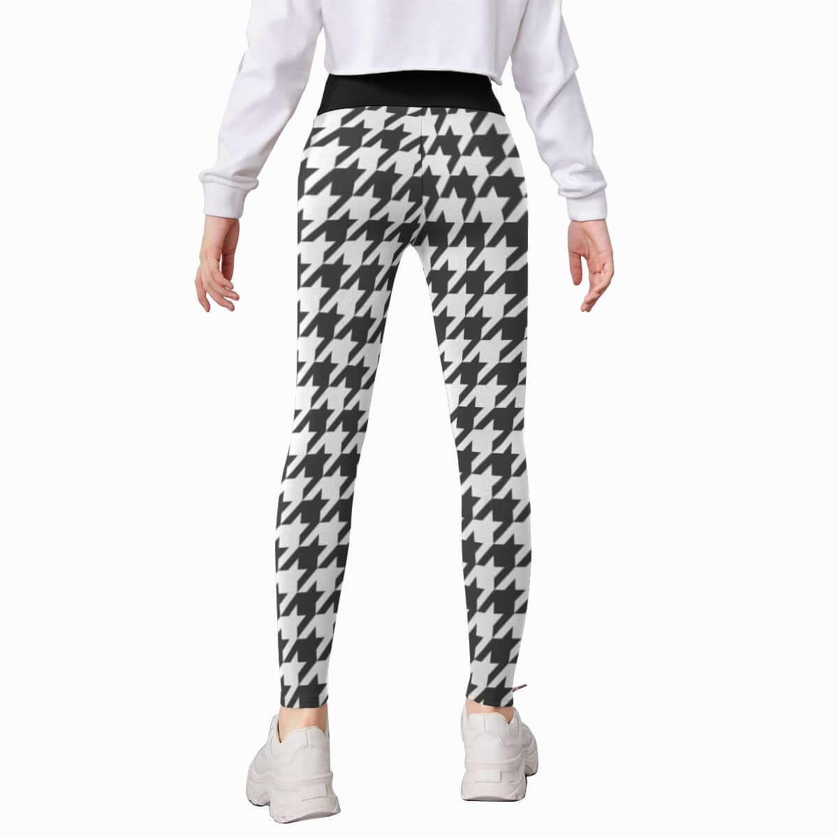Girls Leggings, Goode Academy of Irish Dance, Irish Dance Leggings, Irish Dance School Leggings, Irish Dance Apparel, Dance School Apparel, Houndstooth