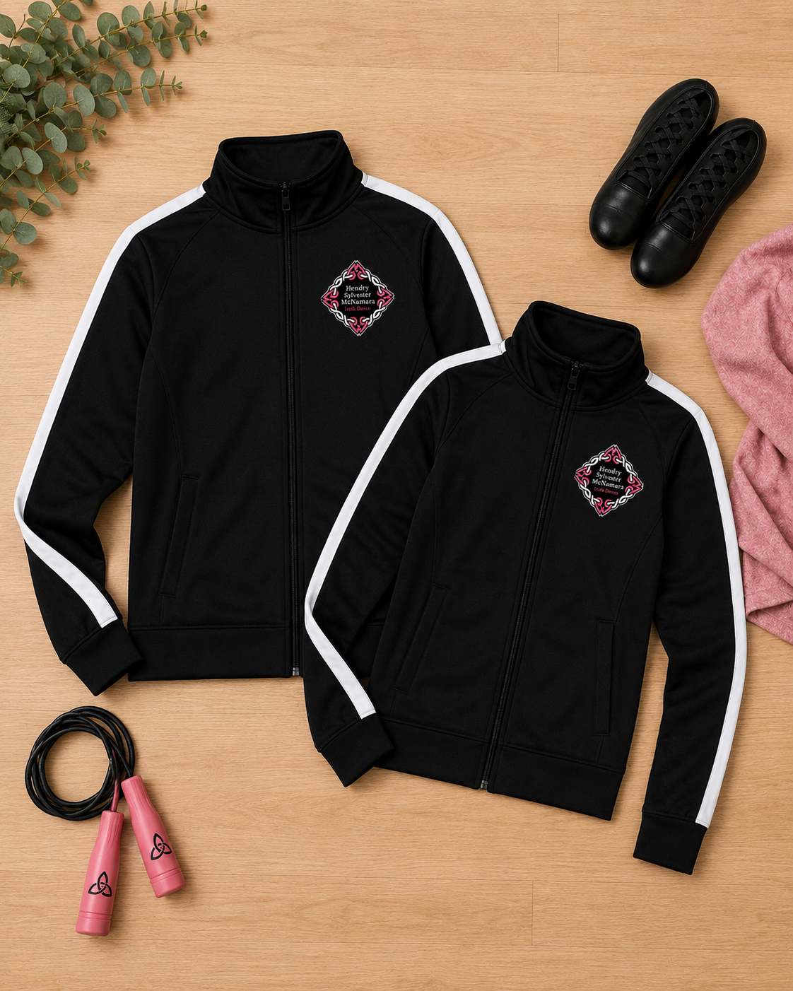 Irish Dance School Gear, Irish Dance Warm-up Gear, Irish Dance Team Jacket, Irish Dance uniform
