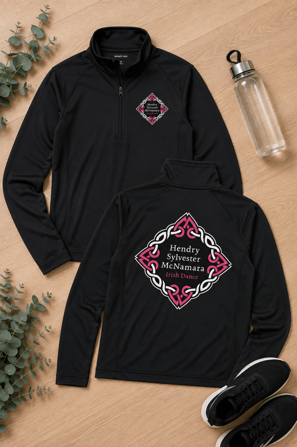 HSM Irish Dance Quarter-Zip Pullover | Irish Dance Practice Wear