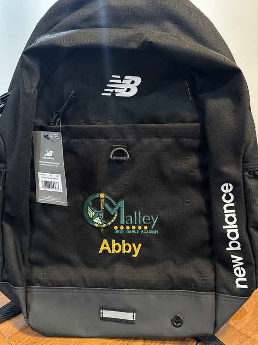 Irish Dance Backpack: O'Malley Personalized New Balance Backpack