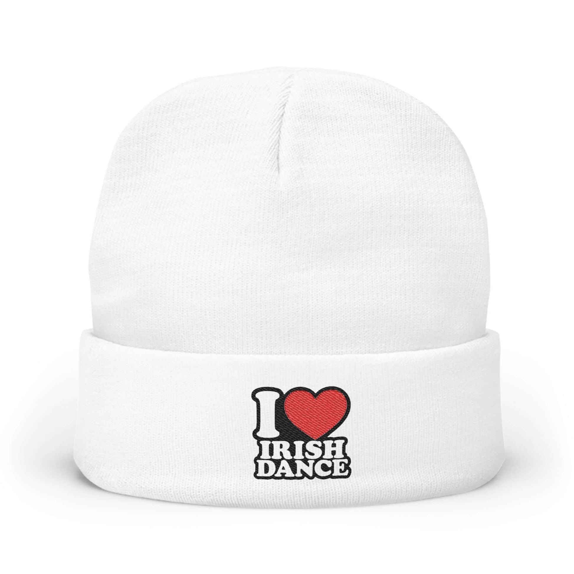 I love Irish Dance, I heart Irish Dance, Irish Dance Accessory, Irish Dance Hat, Cozy Gift for Irish Dance, Irish Dance Christmas Gifts