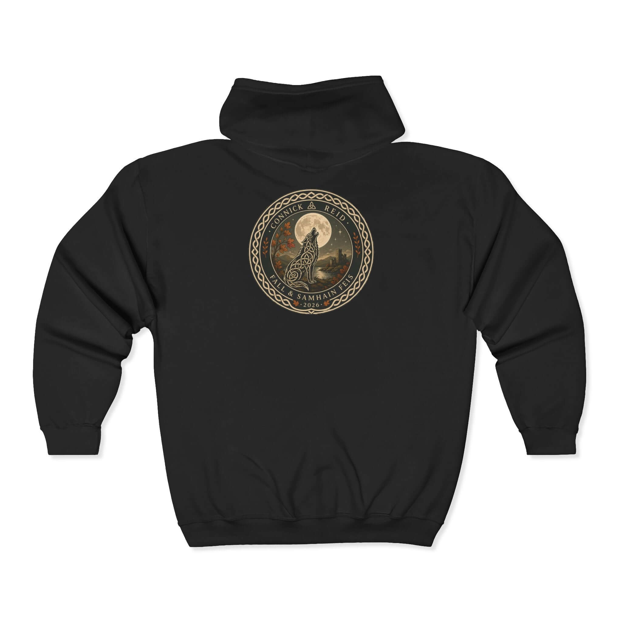Connick School & Reid Academy Fall & Samhain Feis Full Zip Hoodie