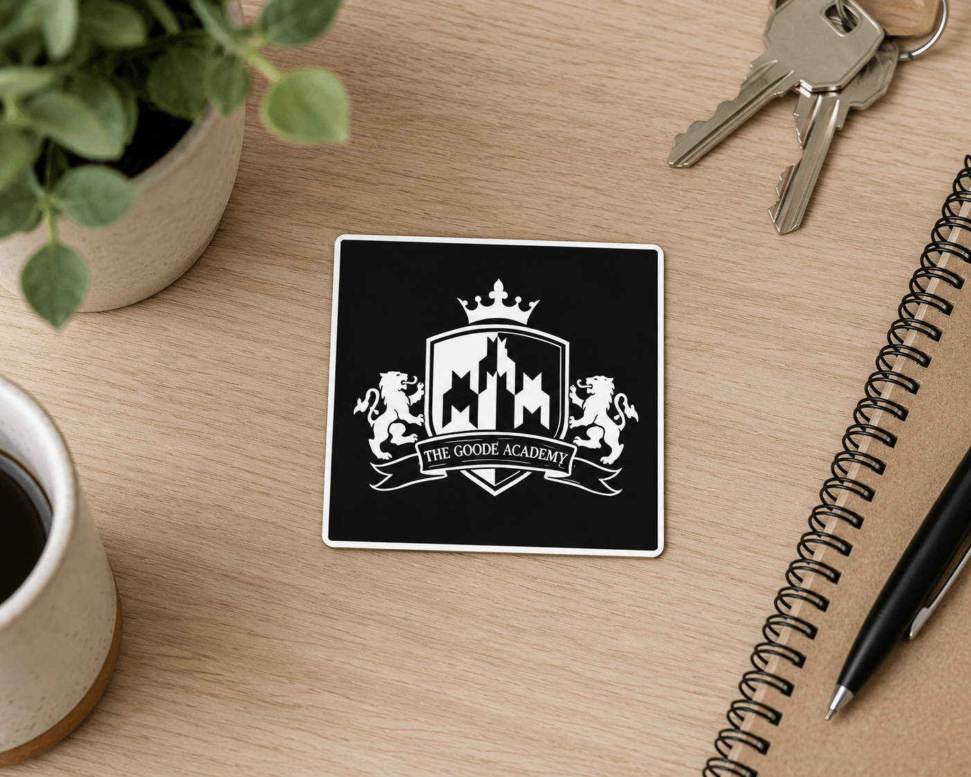 The Goode Academy Crest Magnet — School Crest Refrigerator Magnet