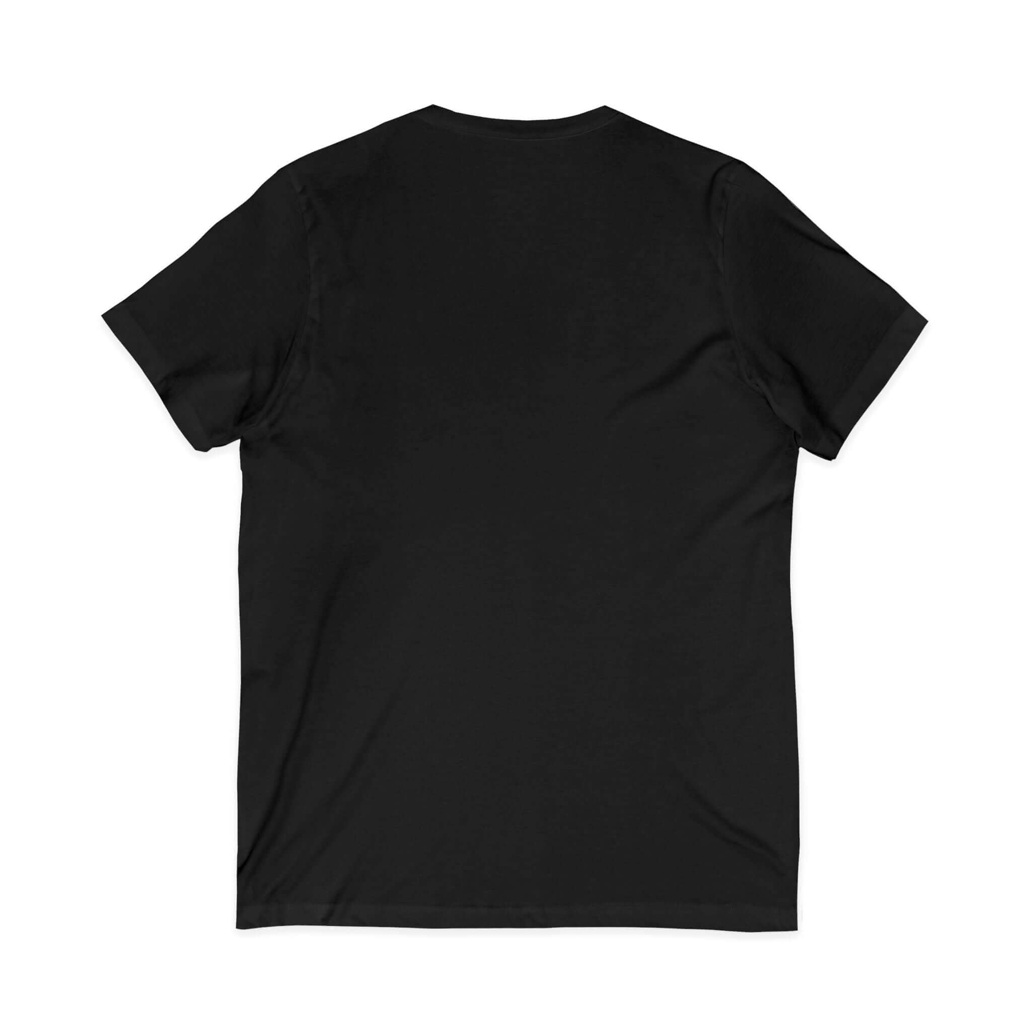 Rose Courtney V-Neck Tee – Elegant Floral Logo Shirt